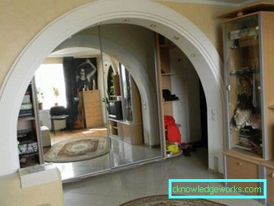 17 Arch i vardagsrummet - 65 bilder av de bästa
