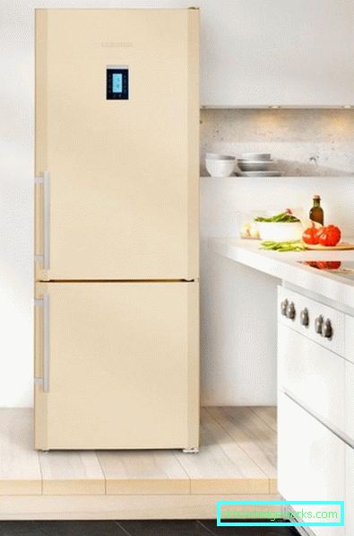Beige kylskåp Beige kylskåp