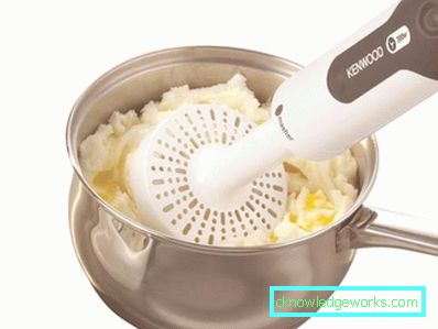 Blender med munstycke för potatismos Blender med munstycke för potatismos