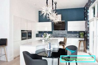 Svartvitt kök - bilder av inredningsdesign och färgkombination