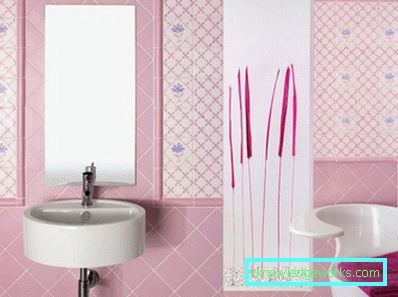Lilac badrum - 50 bilder av en majestätisk trevlig färg i inredningen