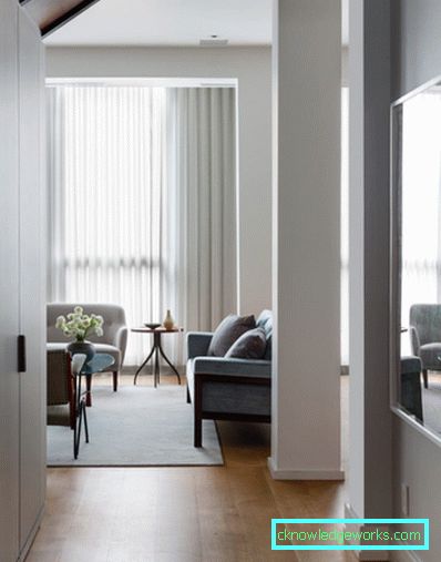 Minimalism stil hall - 60 interiörbilder för stora och små fronten
