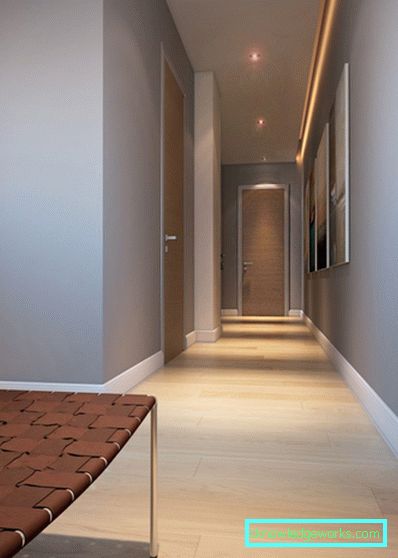 Minimalism stil hall - 60 interiörbilder för stora och små fronten
