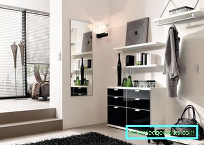Minimalism stil hall - 60 interiörbilder för stora och små fronten