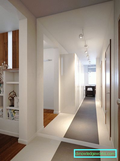 Minimalism stil hall - 60 interiörbilder för stora och små fronten