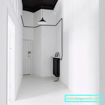 Minimalism stil hall - 60 interiörbilder för stora och små fronten