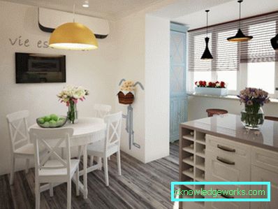 Kök på balkongen - idéer om design och placering av möbler (85 bilder)