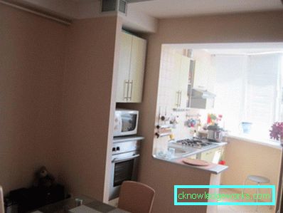 Kök på balkongen - idéer om design och placering av möbler (85 bilder)