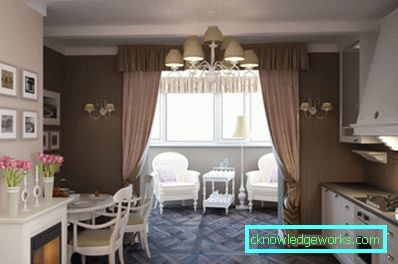 Kök på balkongen - idéer om design och placering av möbler (85 bilder)