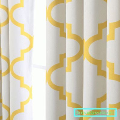 Gula gardiner - en mysig och varm design (75 bilder)