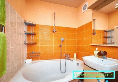 Orange badrum - 75 bilder av nya mönster av vackra 2017