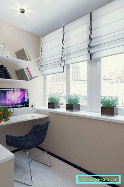 Modern balkong - 99 bilder av de bästa designlösningarna