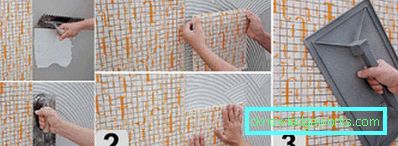 Foto: Plansättning av mosaik i mosaik