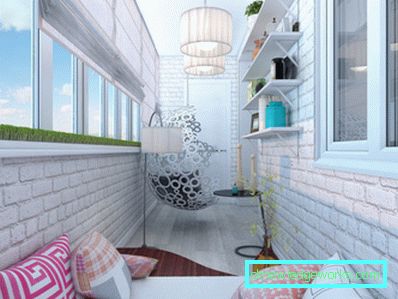 Balkongdesign - 100 bilder av de bästa designlösningarna