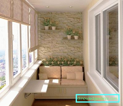 Taket på balkongen i modern stil - 55 bilder av designidéer