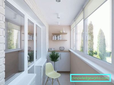 Taket på balkongen i modern stil - 55 bilder av designidéer