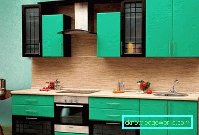 Grönt kök - 84 bilder av den bästa designen av modern design