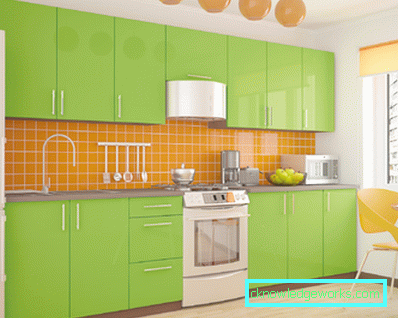 Grönt kök - 84 bilder av den bästa designen av modern design