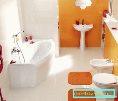 Orange badrum - 75 bilder av nya mönster av vackra 2017
