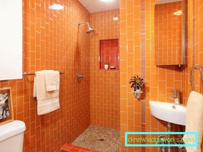 Orange badrum - 75 bilder av nya mönster av vackra 2017