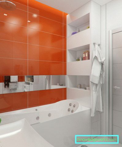 Orange badrum - 75 bilder av nya mönster av vackra 2017