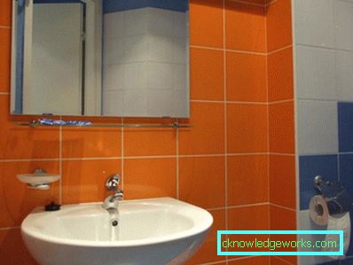 Orange badrum - 75 bilder av nya mönster av vackra 2017