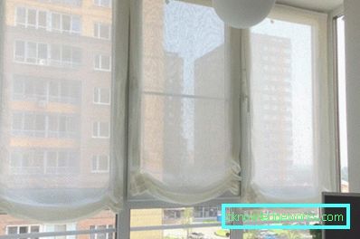 Gardiner på balkongen - 100 bilder av de bästa alternativen för elegant design