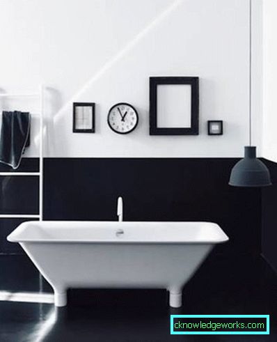 Svartvitt badrum - 75 bästa bilder av modedesignsidéer