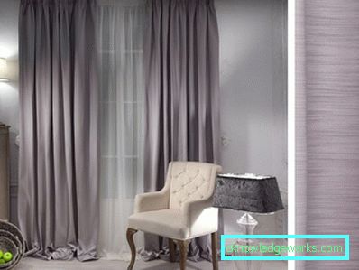 Gråa gardiner i inredningen - 100 bästa bilder av modern design