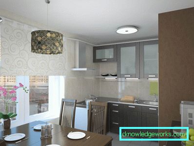 Design kök-vardagsrum område på 16 kvadratmeter. m Design kök-vardagsrum område på 16 kvadratmeter. m