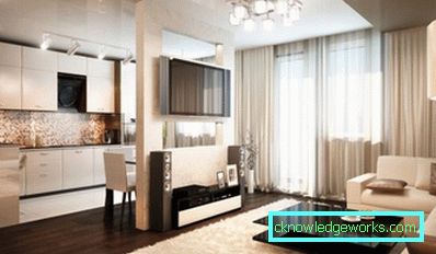 Design kök-vardagsrum på 30 kvadratmeter. m Design kök-vardagsrum på 30 kvadratmeter. m