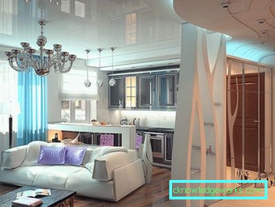 Design kök-vardagsrum på 30 kvadratmeter. m Design kök-vardagsrum på 30 kvadratmeter. m