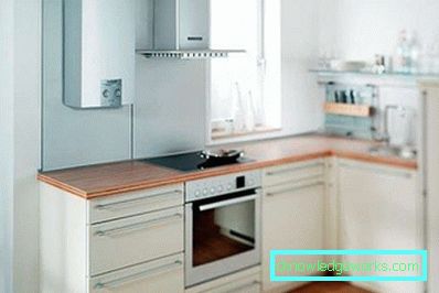 Köksdesign med gaspanna