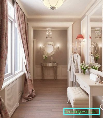 Design av en fyrkantig hall i lägenheten - riktiga foton Design av en fyrkantig hall i lägenheten - riktiga foton