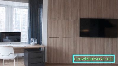En-rums lägenhet design - 150 bilder av moderna inredningsidéer