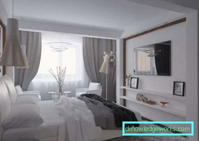 Bilder av de bästa mönster för sovrummet 15 kvadratmeter. m i modern stil Bilder av de bästa mönster för sovrummet 15 kvadratmeter. m i modern stil