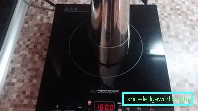 Geyser kaffebryggare för induktionskamin Geyser kaffebryggare för induktionskamin