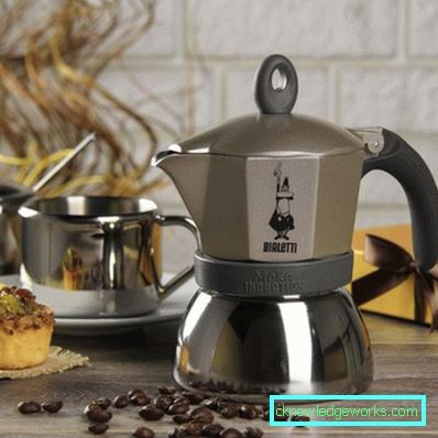 Geyser kaffebryggare för induktionskamin Geyser kaffebryggare för induktionskamin