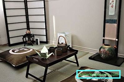 Japansk stil vardagsrum - 50 bilder av design exempel
