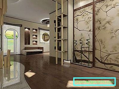 Japansk stil vardagsrum - 50 bilder av design exempel