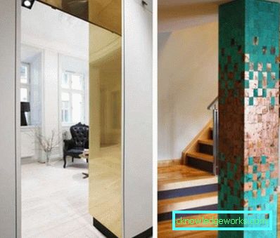 Interiör hall i lägenheten - foto lösningar för ett stort och litet rum