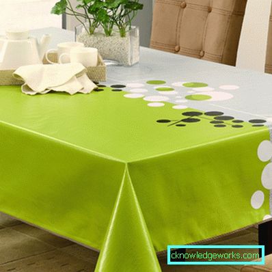 Cloth-oilcloth på bordet för köket Cloth-oilcloth på bordet för köket