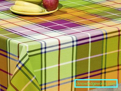 Cloth-oilcloth på bordet för köket Cloth-oilcloth på bordet för köket