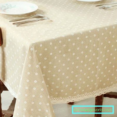 Cloth-oilcloth på bordet för köket Cloth-oilcloth på bordet för köket