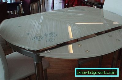 Rund glass köksbord Rund glass köksbord