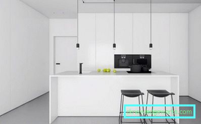 166-kök i minimalismens stil - 70 bilder