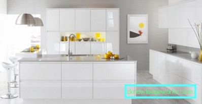 166-kök i minimalismens stil - 70 bilder