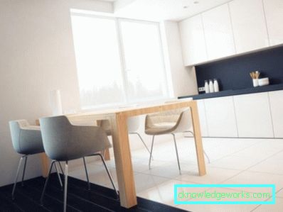 166-kök i minimalismens stil - 70 bilder