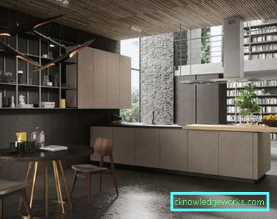 166-kök i minimalismens stil - 70 bilder