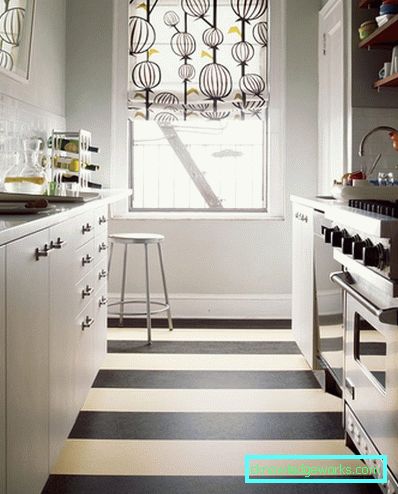 380 Linoleum för köket - 75 bilder